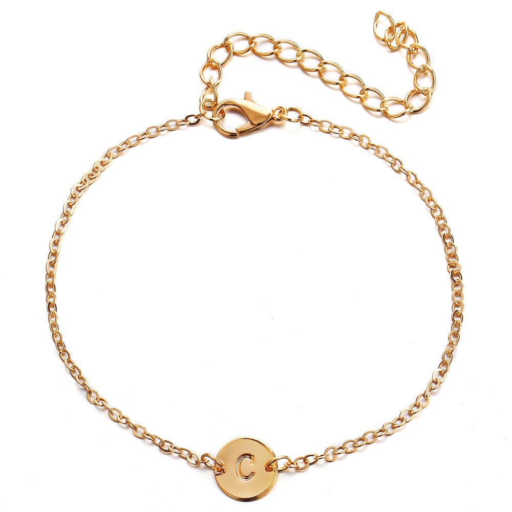 Initial Letter Bangle — product view 4
