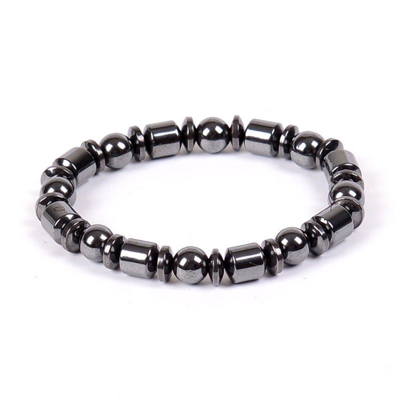 Magnetite & Hematite Stretch Bracelet — product view 8