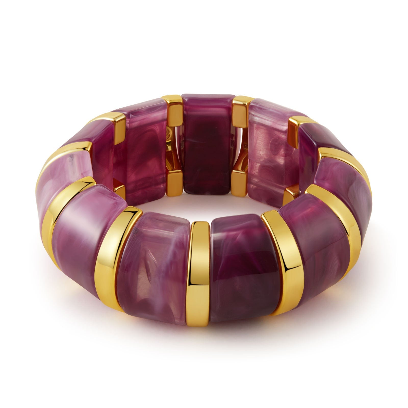Marbled Acrylic Bangle - product view 10