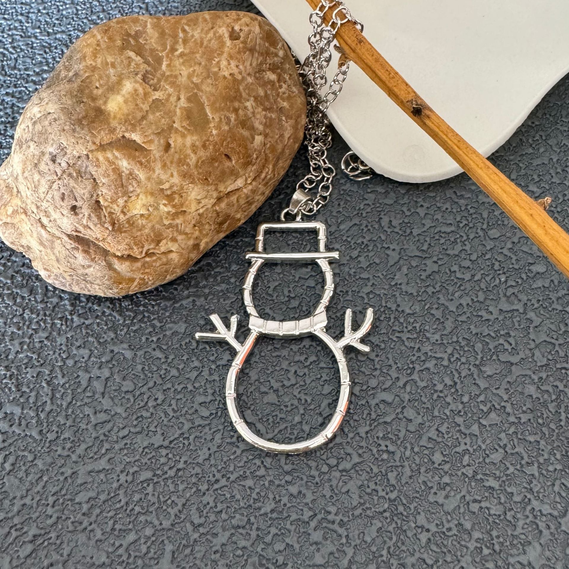 Snowman Pendant & Earring Set — product view 2