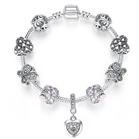 Crystal Charm Bracelet — product view 2