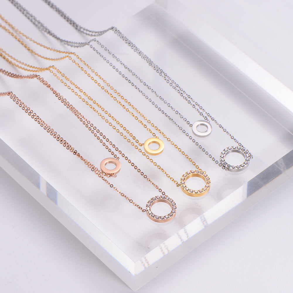 Zircon Pendant Necklace - product view 2