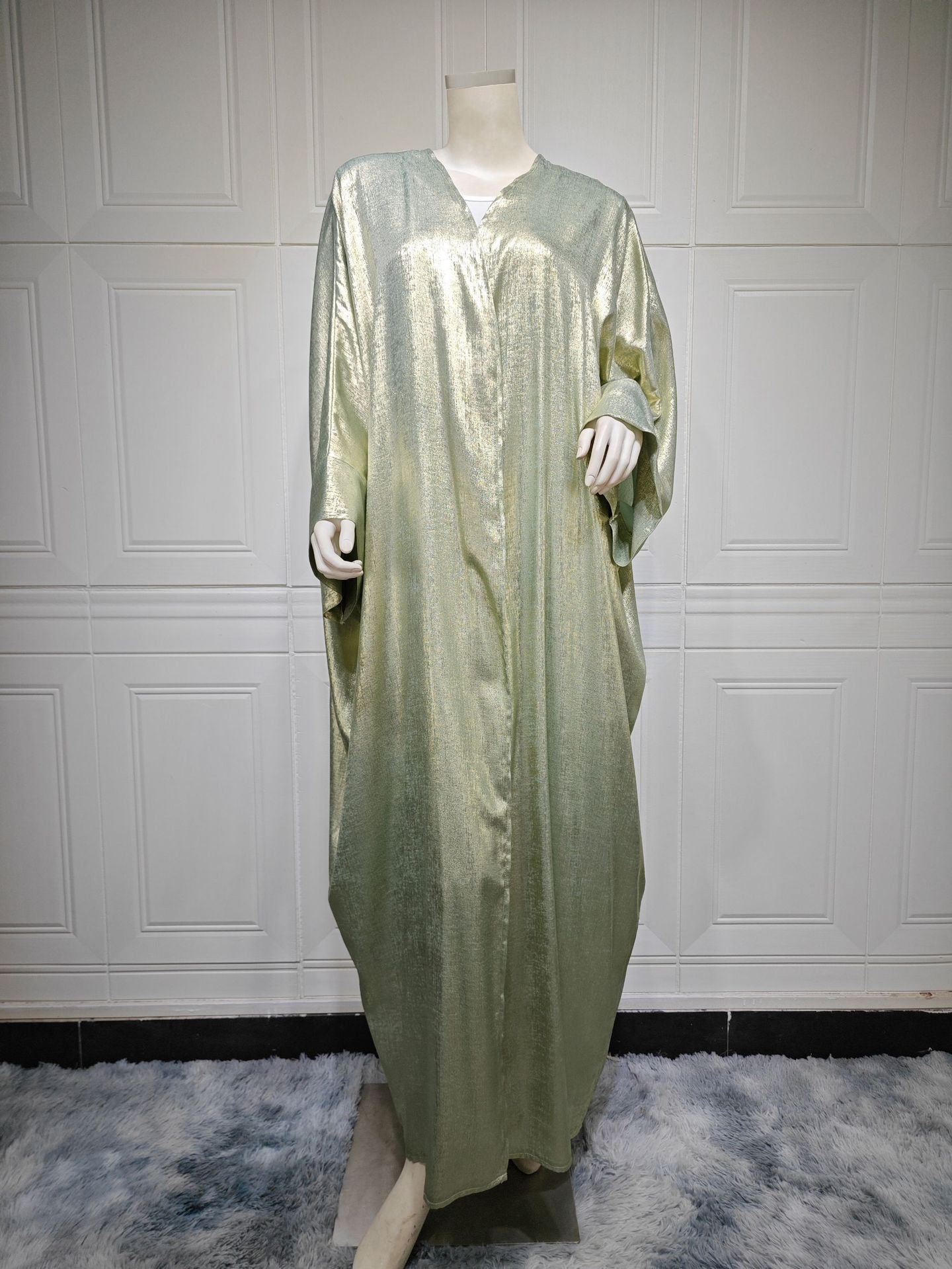 Bronzed Satin Abaya - product view 8