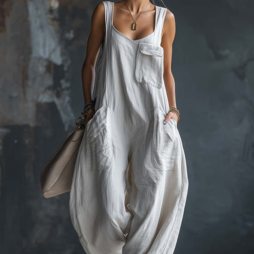 Relaxed Wide-Leg Jumpsuit - product view 1