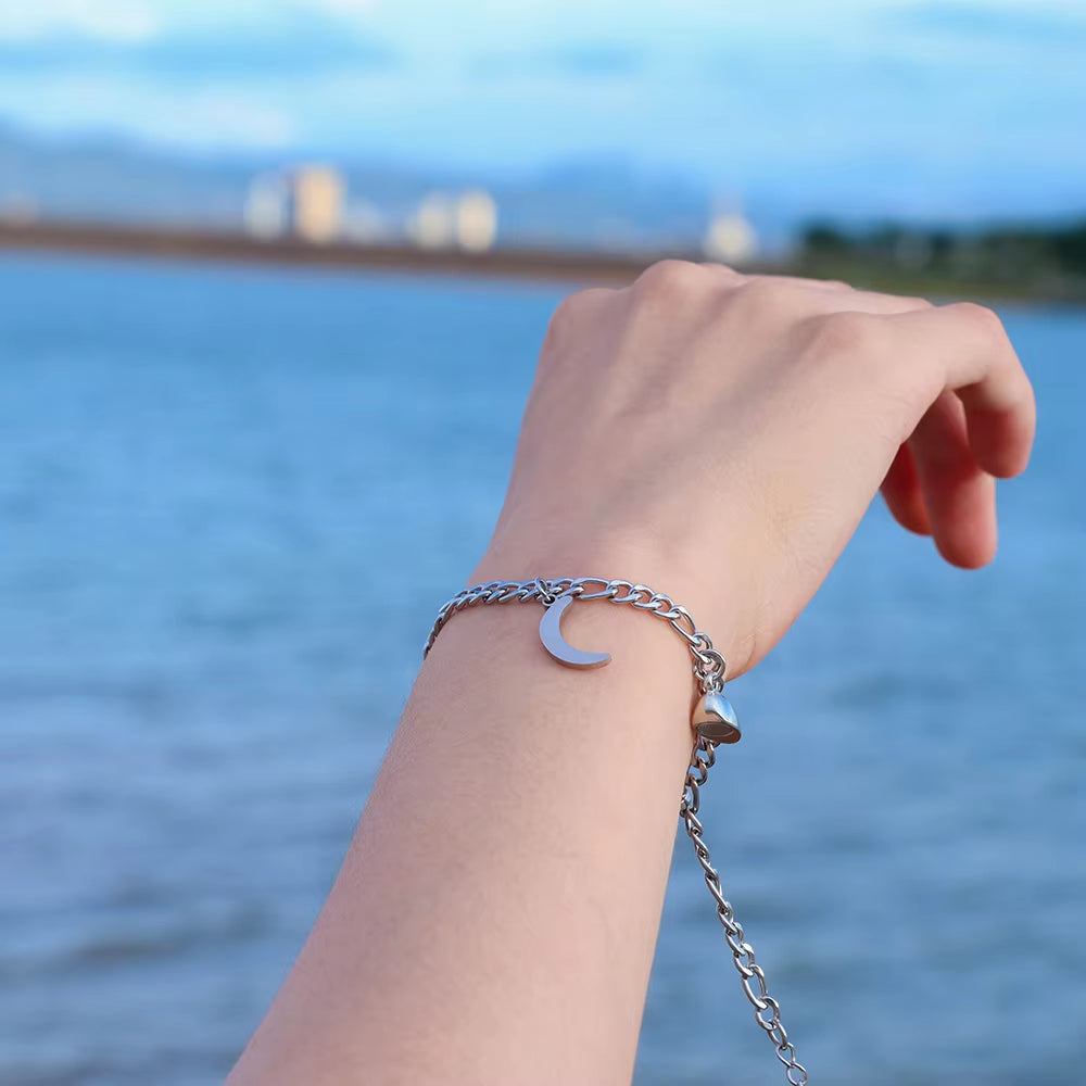 Sun & Moon Bracelet Pair — product view 3