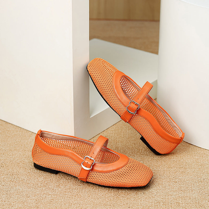 Breathable Mesh Cutout Heels - product view 13