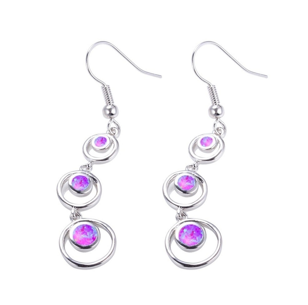 Blue Flame Drop Earrings — product view 3