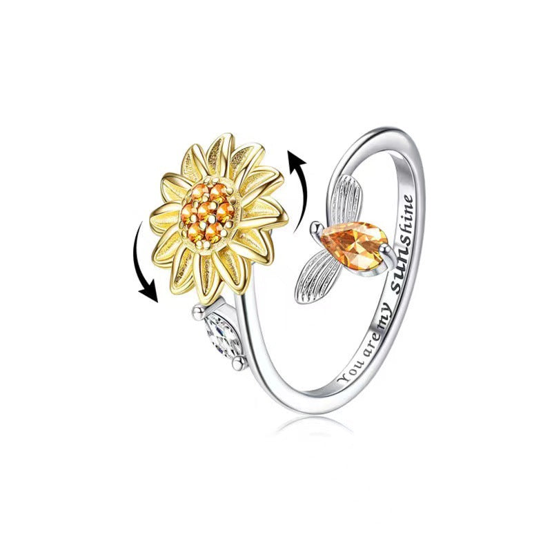 Rotating Motif Adjustable Ring — product view 14