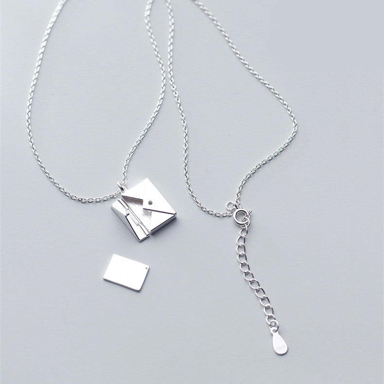 Envelope Pendant Necklace — product view 6