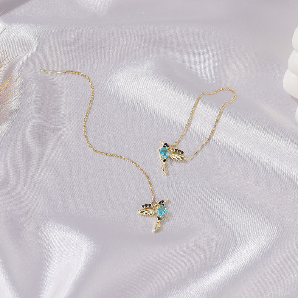 Hummingbird Drop Earrings — product view 4