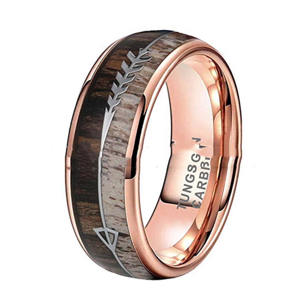 8mm Tungsten Band Ring — product view 1