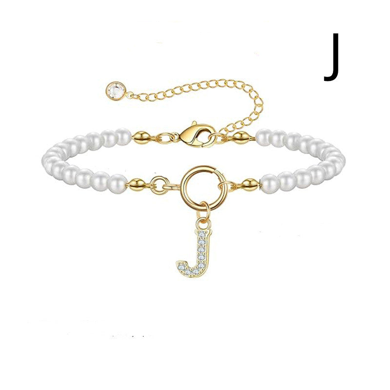 Initial Pearl Bracelet — product view 20