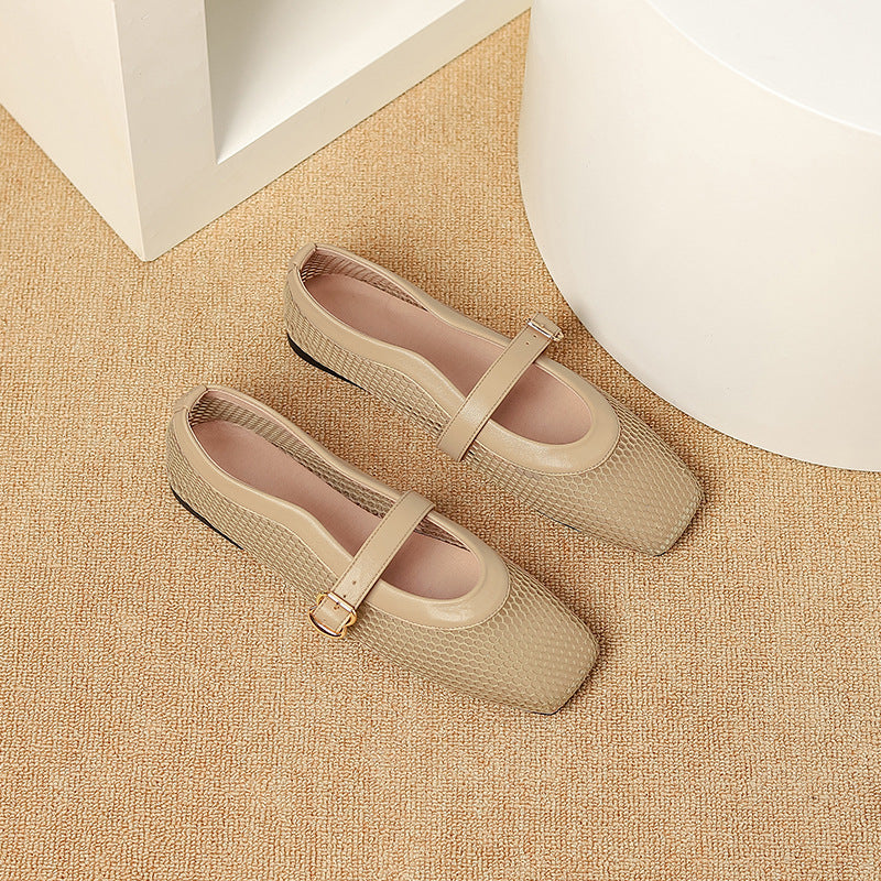Breathable Mesh Cutout Heels - product view 9