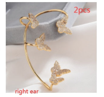 Crystal Butterfly Ear Clip — product view 17