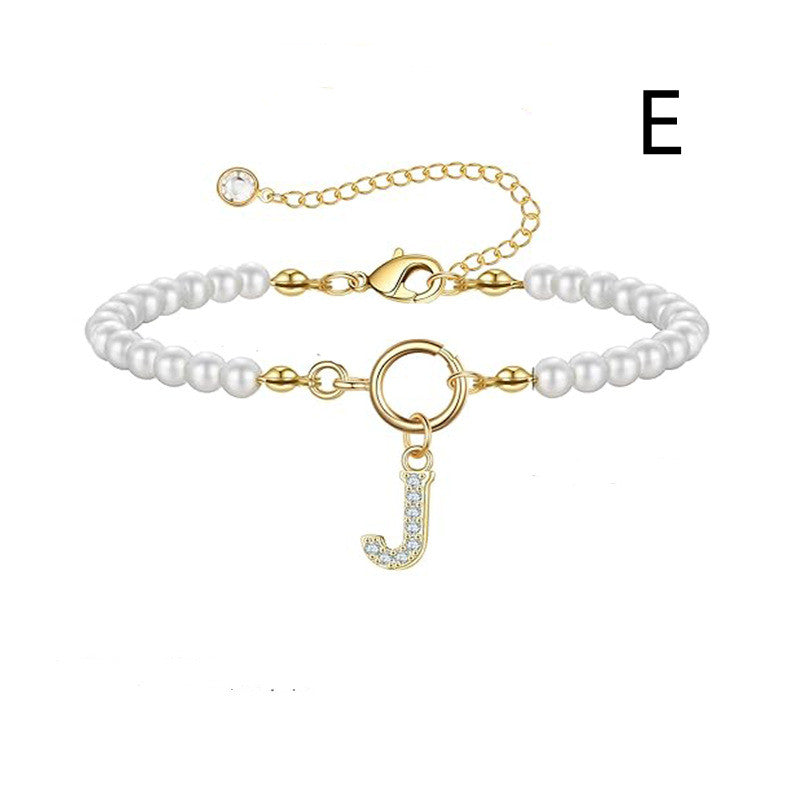 Initial Pearl Bracelet — product view 15