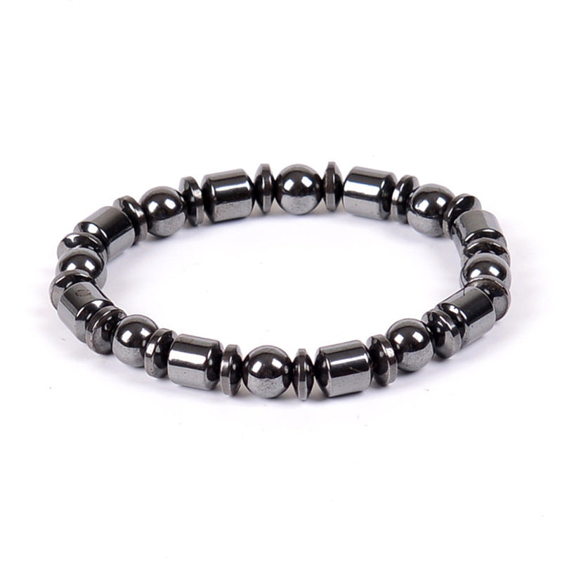 Magnetite & Hematite Stretch Bracelet — product view 9