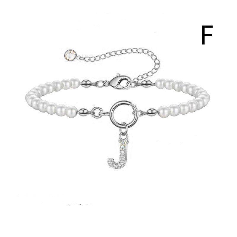 Initial Pearl Bracelet — product view 10