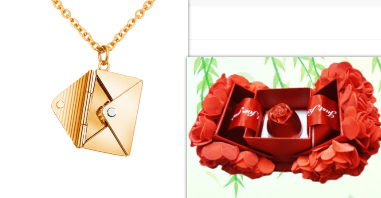 Envelope Pendant Necklace — product view 18