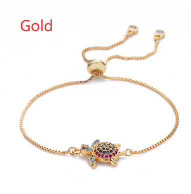 Crystal Turtle Bracelet — product view 7