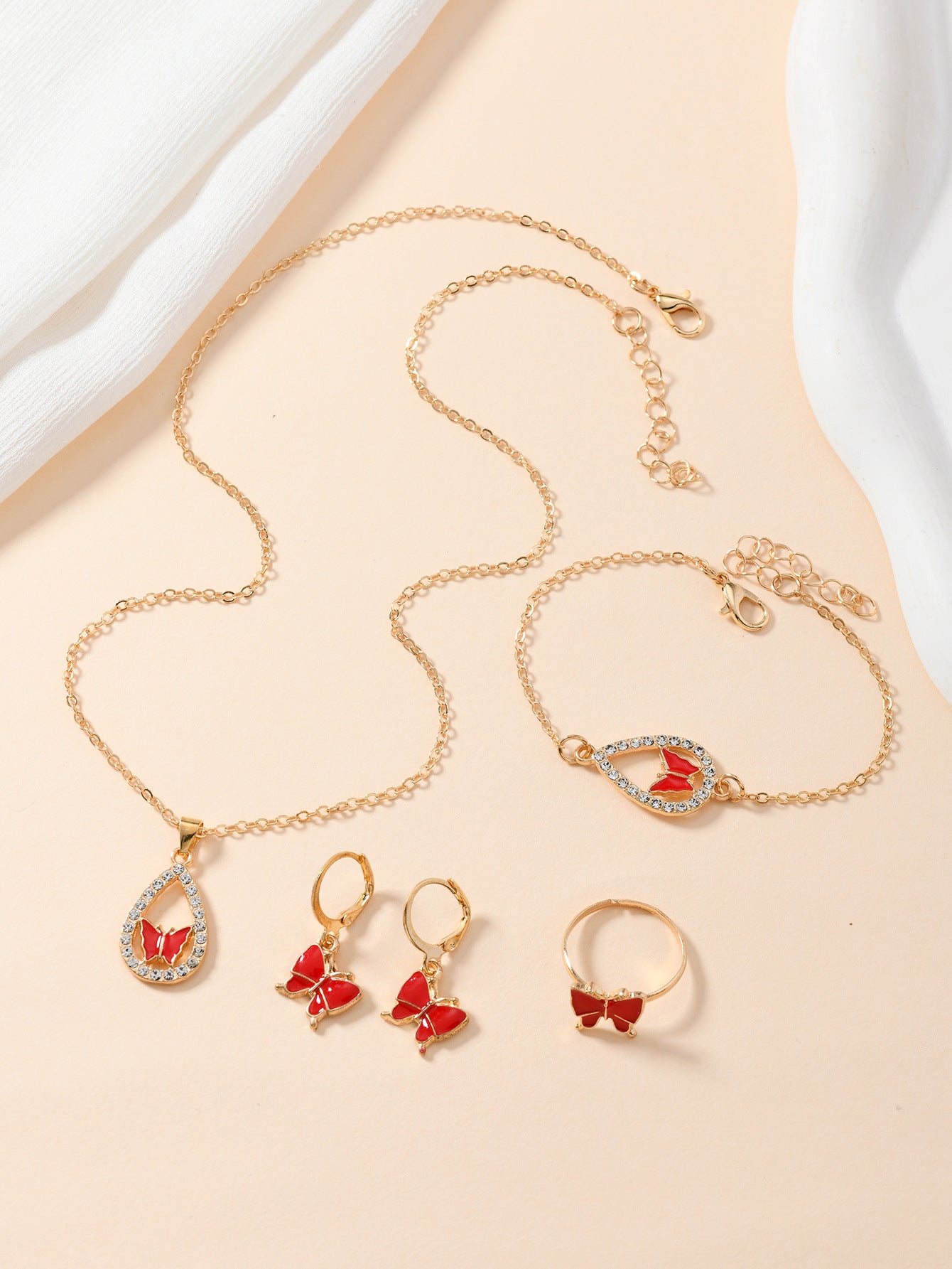 Butterfly Jewelry Set - product view 6