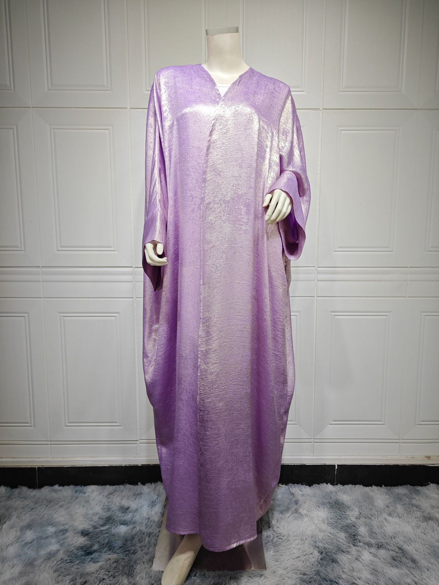 Bronzed Satin Abaya - product view 7