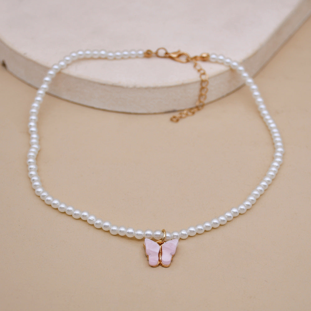 Bow Glass-Bead Choker — product view 6