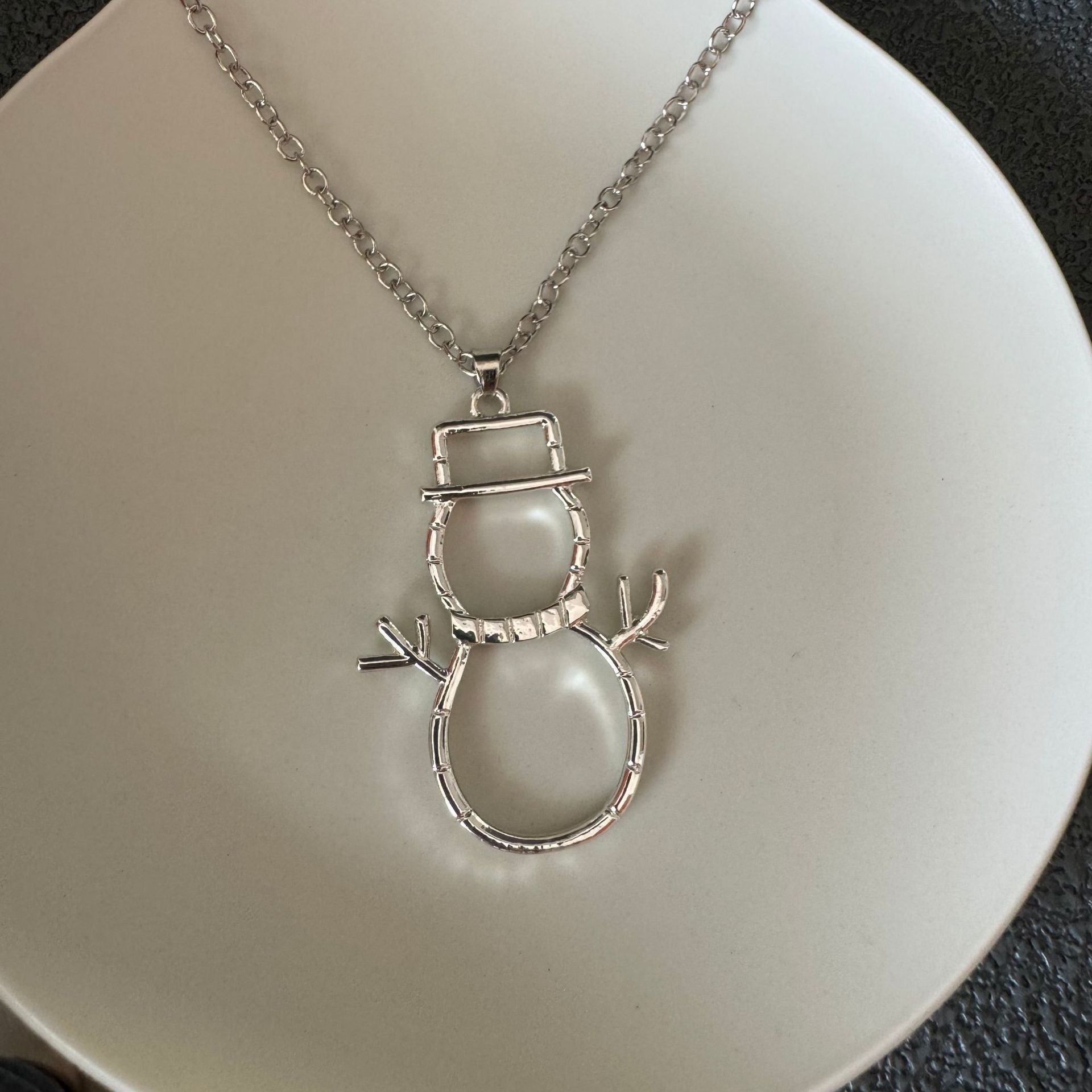 Snowman Pendant & Earring Set — product view 3