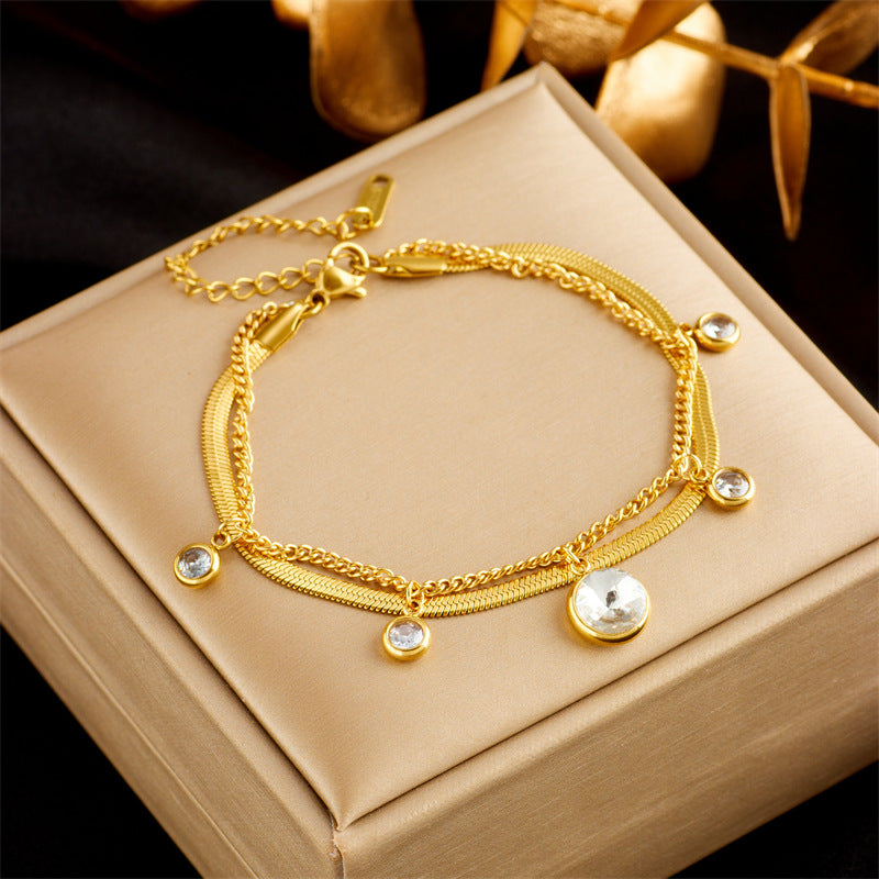 Double-Layer Star Chain Bracelet — product view 2