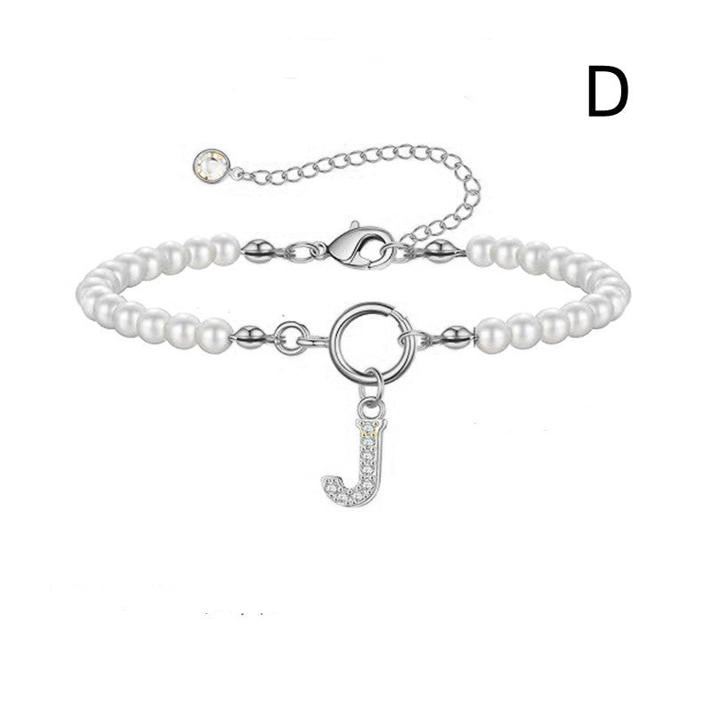 Initial Pearl Bracelet — product view 8
